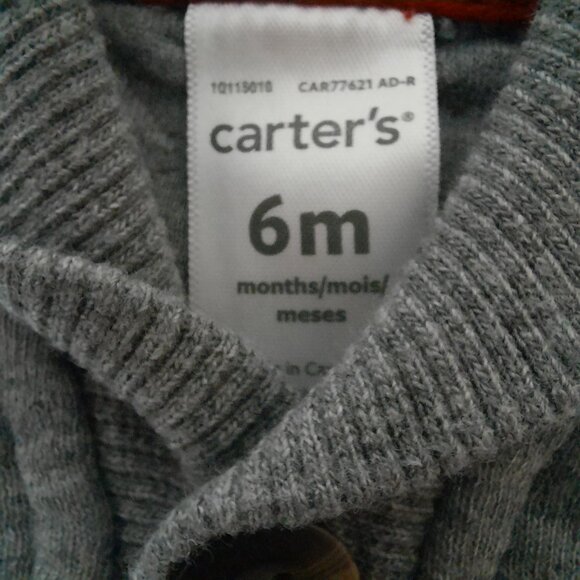 2 Baby Christmas Outfits, Carters Sweatsuit, Carters Onepiece Pants, Bundle, LN - Picture 9 of 13